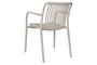 DKD Home Decor Silla PP Apilable Beige