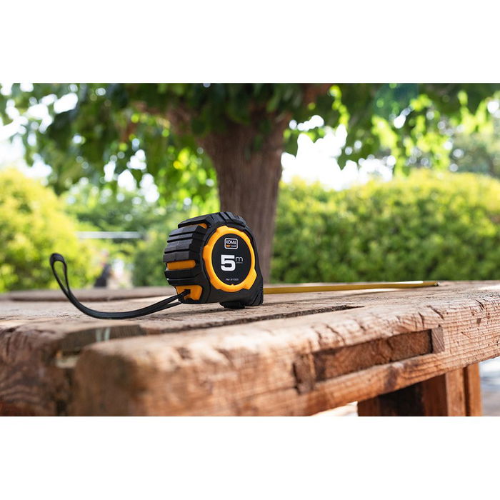 Koma Tools Flexómetro Standard 5 m x 25 mm Cuerpo ABS Antideslizante