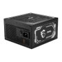 MSI MAG A1250GL PCIE5 Fuente de Alimentación PC 1250W 80 Plus Gold Certificado ATX 3.1 Totalmente Modular Negro 100-240V