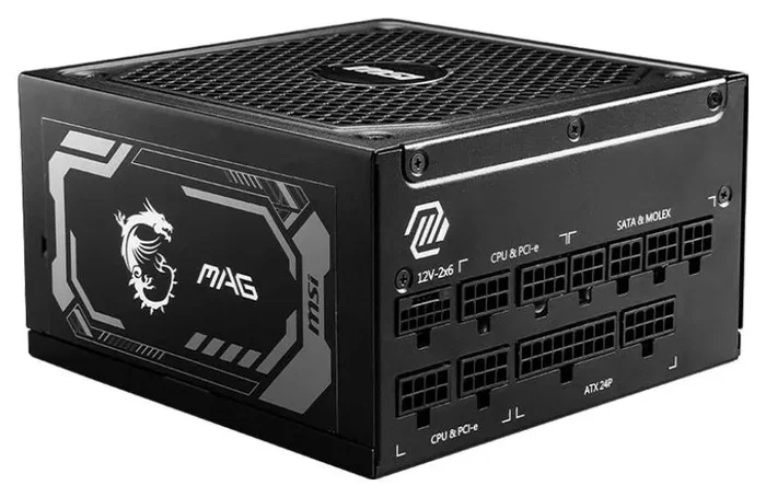 MSI MAG A1250GL PCIE5 1250W 80 PLUS Gold Modular ATX Negro MSI MAG A1250GL PCIE5 1250W 80 PLUS Gold Modular ATX Negro