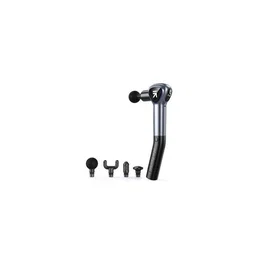 RENPHO Reach Pistola de Masaje Muscular Profesional - 5 Velocidades, 4 Cabezales Intercambiables, Pantalla LED