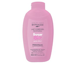 Byphasse Sugar Glow Leche Corporal Iluminadora con Prebióticos para Piel de Cristal 400 ml