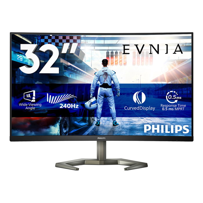 Philips Evnia 32M1C5200W Monitor Curvo 32 pulg. Full HD 240 Hz VA Negro