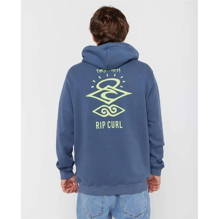 Sudadera con Capucha Hombre Rip Curl Search Icon Hood Azul S/M