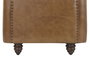 DKD Home Decor Sillón Chester Cuero Envejecido Marrón