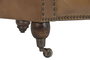 DKD Home Decor Sillón Chester Cuero Envejecido Marrón
