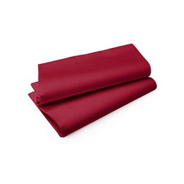 Duni Mantel Evolin Desechable 127x220 cm, Color Burdeos, Caja de 25 Unidades
