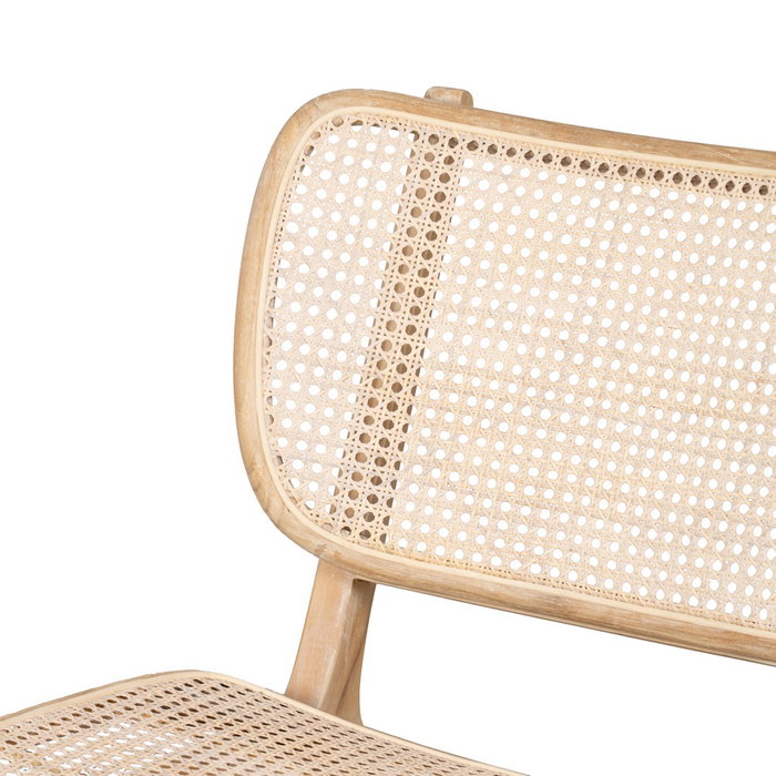 Sillón Natural Ratán/Madera Salón 84 X 58 X 74 cm
