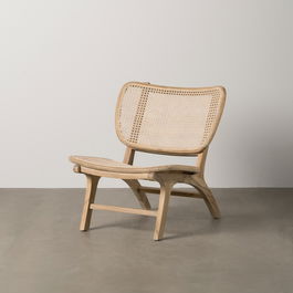 Sillón Natural Ratán/Madera Salón 84 X 58 X 74 cm