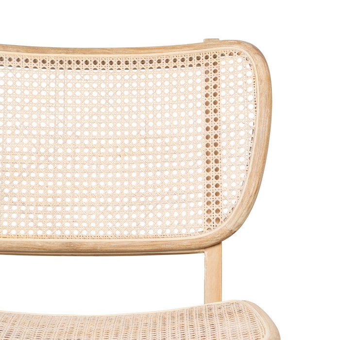 Sillón Natural Ratán/Madera Salón 84 X 58 X 74 cm