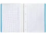 Liderpapel Cuaderno Espiral A4 Micro Smart Tapa Blanda 80 Hojas 75gr Cuadro 5mm Doble Margen Colores