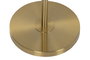 DKD Home Decor Lámpara de Pie Metal e Hilo Dorado y Crudo 40x40x157 cm