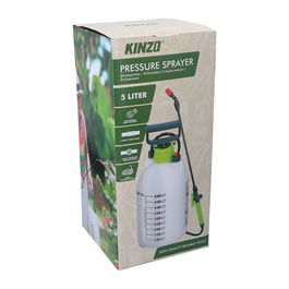 Kinzo Pulverizador / Vaporizador 5 L con Correa de Transporte y Manguera Flexible