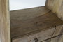 DKD Home Decor Estanteria Cottage Estilo Rústico Natural Mango y Metal 95 x 44 x 172 cm con 2 Cajones y 2 Puertas