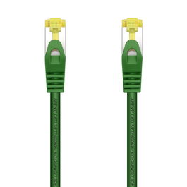 AISENS - CABLE DE RED LATIGUILLO RJ45 LSZH CAT.7 600 MHZ S/FTP PIMF AWG26, VERDE, 0.5M
