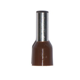 Basics Puntera aislada 10,00 mm² Marrón 100 uds
