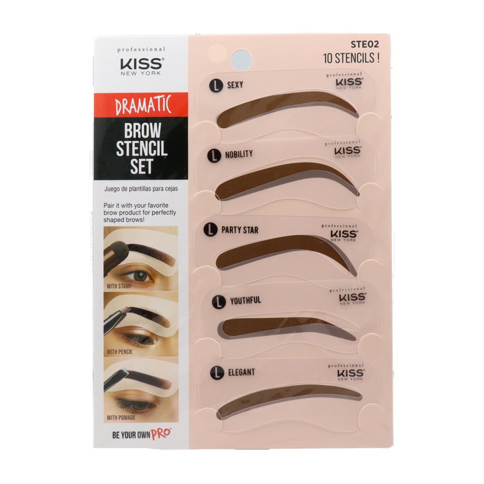 Red Kiss Kit De Plantillas Para Cejas Dramatic Look Red Kiss Kit De Plantillas Para Cejas Dramatic Look