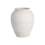 Macetero Blanco Cerámica Decoración 30 X 30 X 40 cm