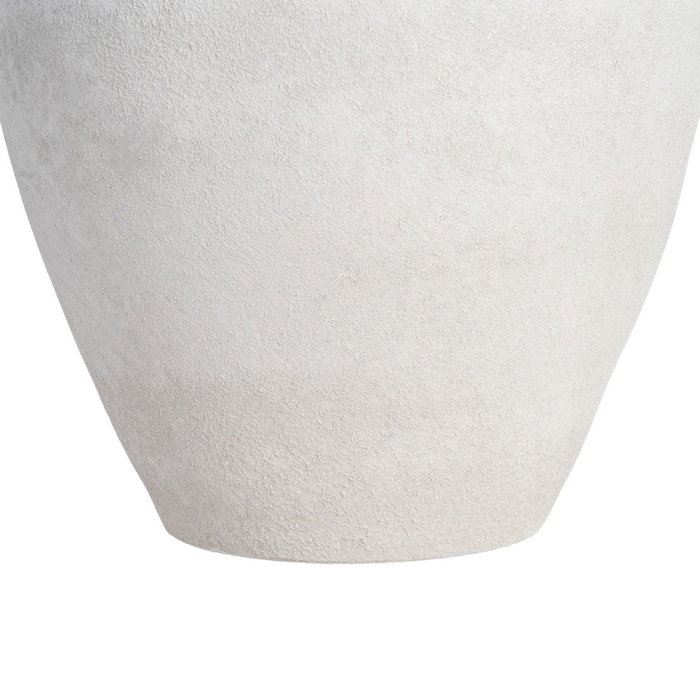 Macetero Blanco Cerámica Decoración 30 X 30 X 40 cm