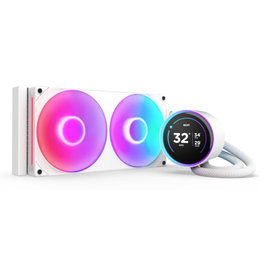 NZXT Kraken Elite 280 - Refrigeración Líquida CPU AIO - Radiador 280mm RGB Blanco (2024) - RL-KR28E-W2