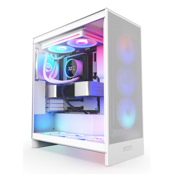 NZXT Kraken Elite 280 - Refrigeración Líquida CPU AIO - Radiador 280mm RGB Blanco (2024) - RL-KR28E-W2