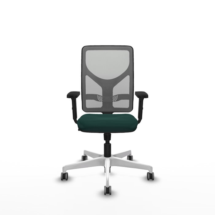 PIQUERAS Y CRESPO Silla de oficina Motilla con mecanismo Sincro, Verde botella y Gris PIQUERAS Y CRESPO Silla de oficina Motilla con mecanismo Sincro, Verde botella y Gris
