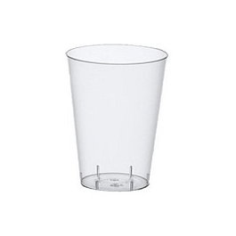 STARPAK Vasos desechables de 200 ml, 7,5 cm, Transparentes
