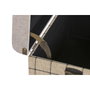 DKD Home Decor Juego de 3 Baúles de Poliéster y Madera Beige