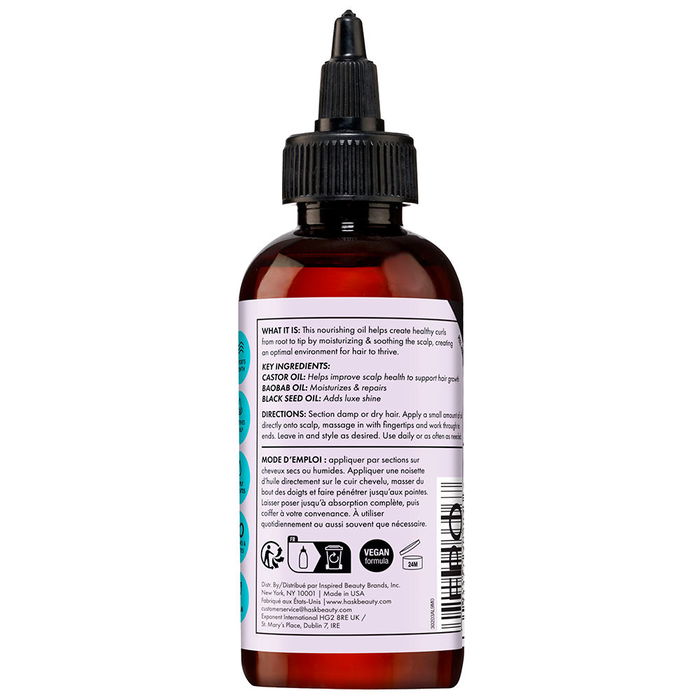 Hask Aceite Fortalecedor para Cuero Cabelludo 120 ml Hidratante y Equilibrante