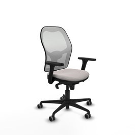 PIQUERAS Y CRESPO Silla de oficina Jorquera con mecanismo Sincro en blanco
