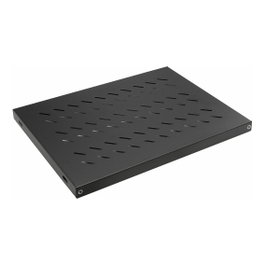 EQUIP EZVS-19-1-35-B Cajón Metálico para Rack 19" 1U Negro, 100kg de Capacidad, 35 cm de Profundidad