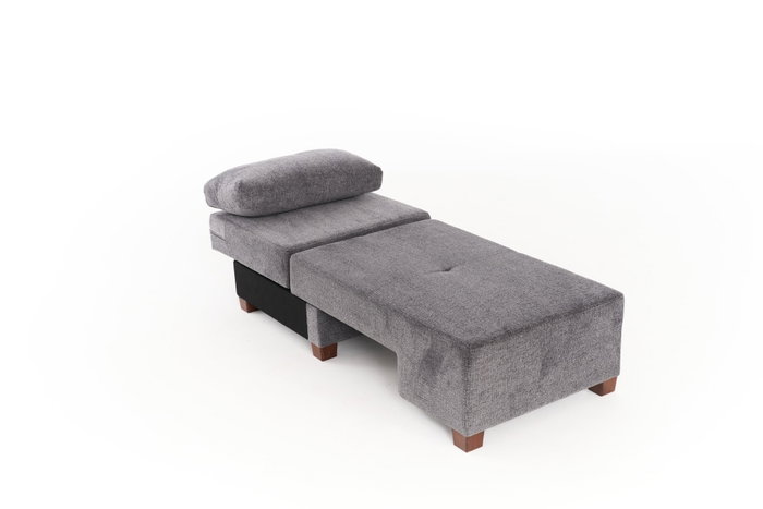 Atelier Del Sofa Sofá Cama Chenille Derecho Gris 116x93x83 cm, Comodidad y Estilo para tu Hogar