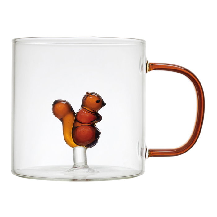 Home Deco Factory Vaso Vidrio Figuras Animales 300 ml - Ballena, Tortuga o Ardilla Home Deco Factory Vaso Vidrio Figuras Animales 300 ml - Ballena, Tortuga o Ardilla