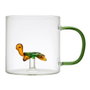 Home Deco Factory Vaso Vidrio Figuras Animales 300 ml - Ballena, Tortuga o Ardilla