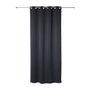 Atmosphera Cortina Opaca con Ollaos Gris Oscuro 140 x 260 cm