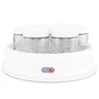 Orbegozo YU2350 Yogurtera con 7 Tarros de Cristal de 200 ml - 1.4 L - 15 W para Hacer Yogur Casero