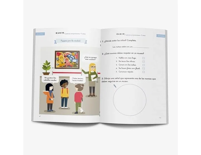 Rubio Cuaderno lecturas comprensivas + 7 años Rubio Cuaderno lecturas comprensivas + 7 años