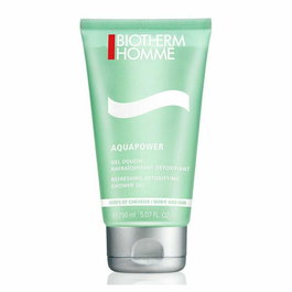 Biotherm Aquapower Gel de Ducha para Hombre 200 mL con Life Plankton™, Limpieza Refrescante e Hidratante