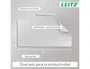 Leitz Alfombrilla de Escritorio Grande 80x40 cm Gris Claro, Protector de Escritorio Impermeable y Fácil de Limpiar, Compatible con Ratones Ópticos y Láser
