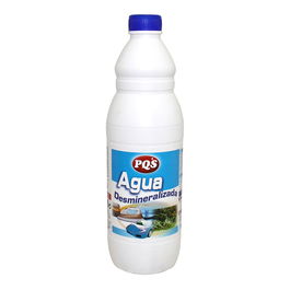 PQS Agua Desmineralizada Destilada 780 ml para Planchas de Vapor y Radiadores