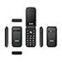 Qubo Teléfono Móvil X-209 4G Negro
