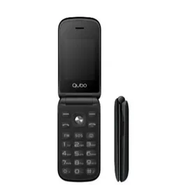 Qubo Teléfono Móvil X-209 4G para Personas Mayores Negro 4G GSM 900/1800 Wsdma 900/1200 Lte B1/3/7/20 Display TFT LCD Pantalla 2,4" QVGA