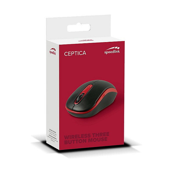 Speedlink CEPTICA Mouse Wireless Black-Red Speedlink CEPTICA Mouse Wireless Black-Red