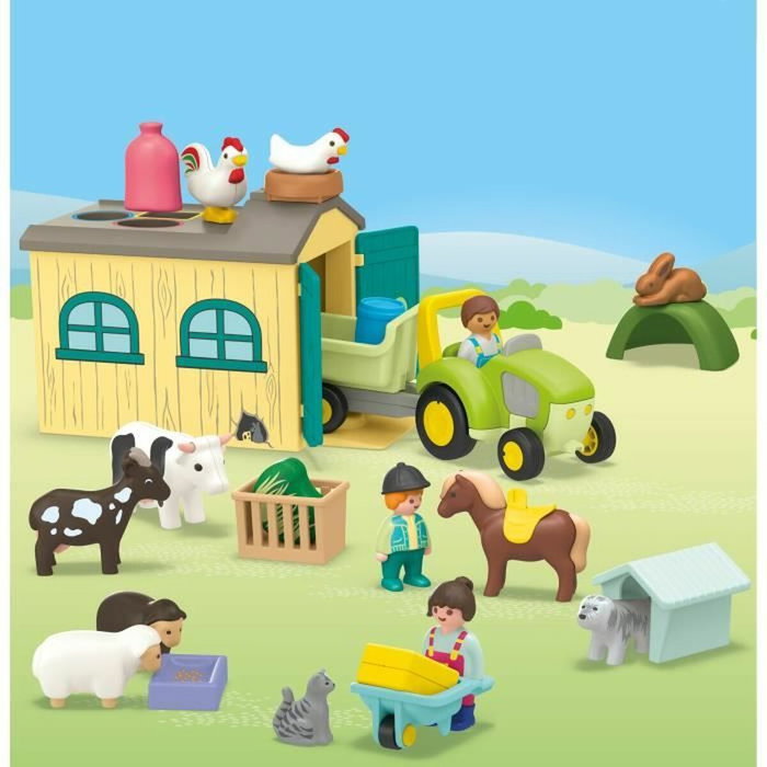 Playmobil Junior Tractor agrícola y animales Playmobil Junior Tractor agrícola y animales