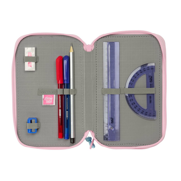 Portatodo Glow Lab Rosa 12,5 x 19,5 x 5,5 cm 37 Piezas