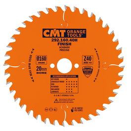 CMT Sierra Circular 160-20-2,2 (Z-40) para Uso General en Madera - 160mm Diámetro, 40 Dientes