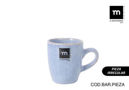 La Mediterranea Mug Macarella Blue 100 ml 6.7x7.7 cm (48 Unidades)