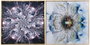 DKD Home Decor Set de 2 Cuadros de Aluminio y MDF con Acabado Porcelánico 80x80 cm