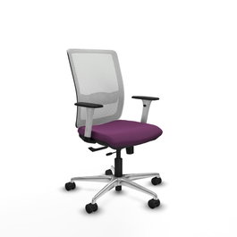 PIQUERAS Y CRESPO Silla de oficina Haches Morada y Blanca