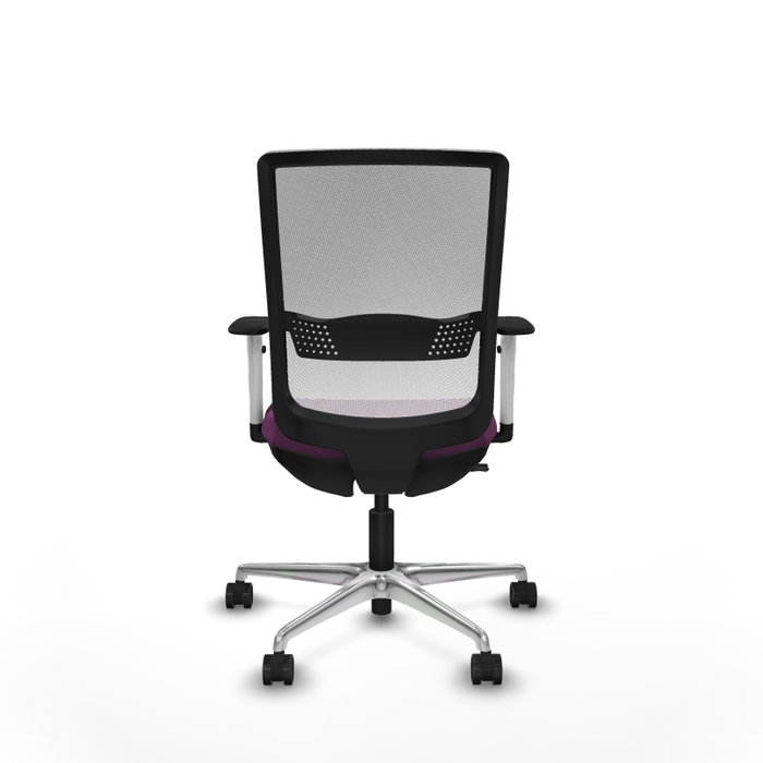 PIQUERAS Y CRESPO Silla de oficina Haches Morada y Blanca PIQUERAS Y CRESPO Silla de oficina Haches Morada y Blanca